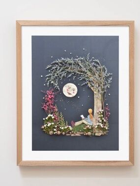 The Moon and Me 16"x20" print